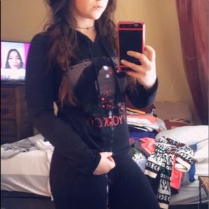 Black “NEW YORK” Hoodie